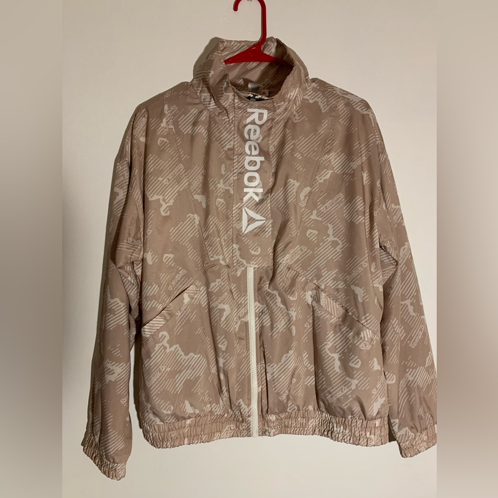Reebok Beige Mesh Women Windbraker